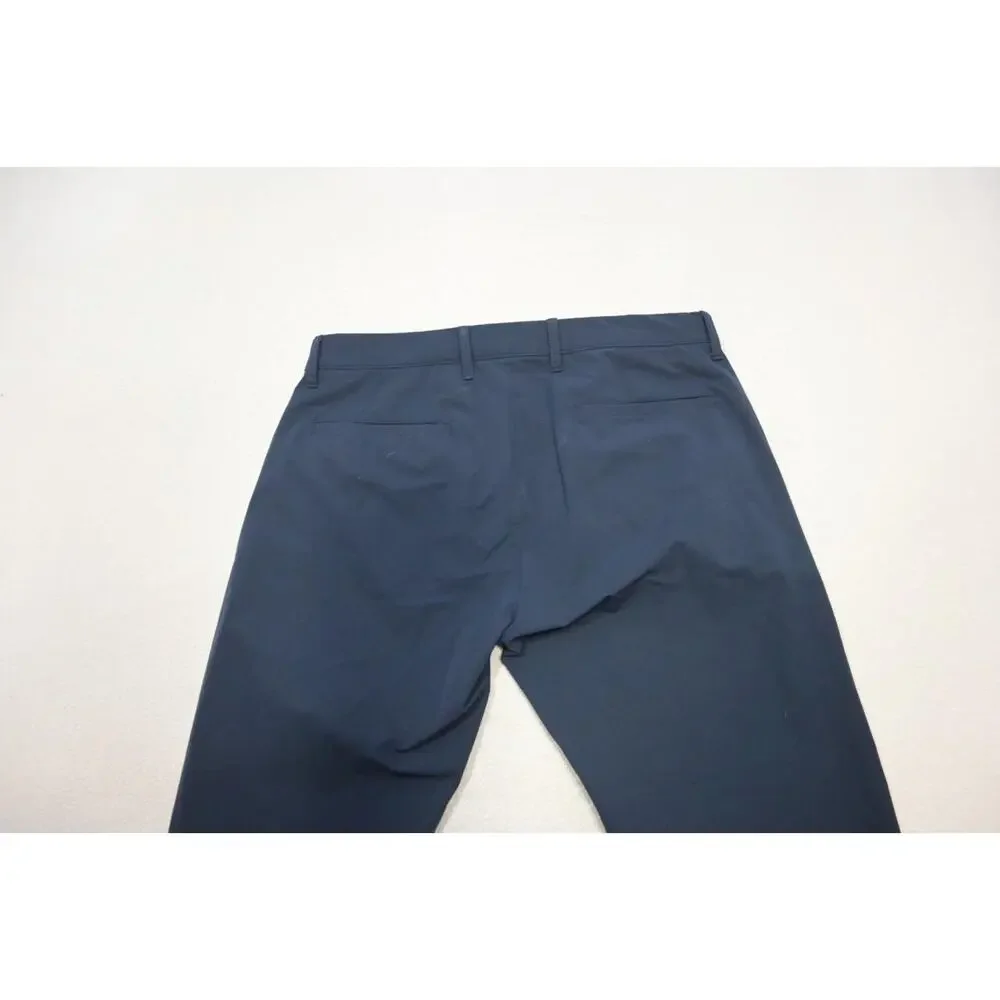 J Crew Flex‎ Slim Tapered Golf Pants Performance Blue Wicking Mens Sz 32 x 32